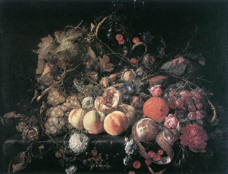HEEM, Cornelis de Still-Life with Flowers and Fruit sg
